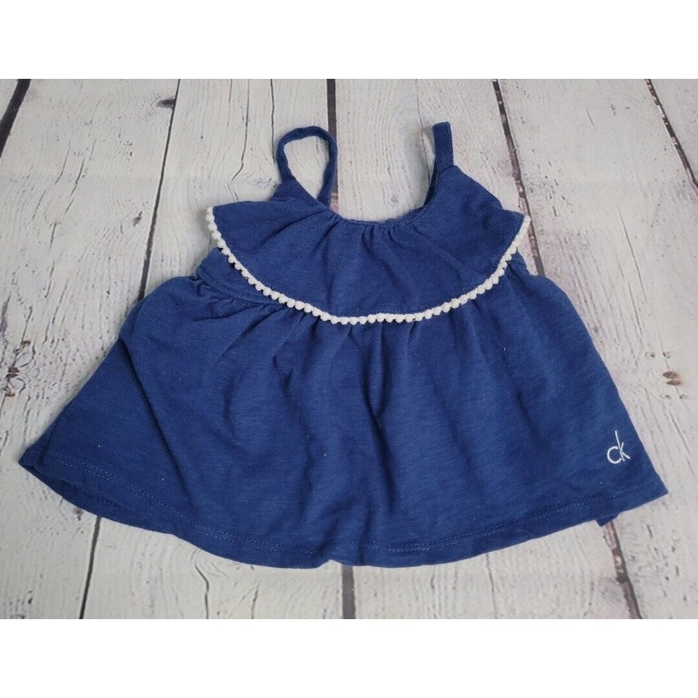 Calvin Klein Jeans Baby Girl Tank size 12 months Navy